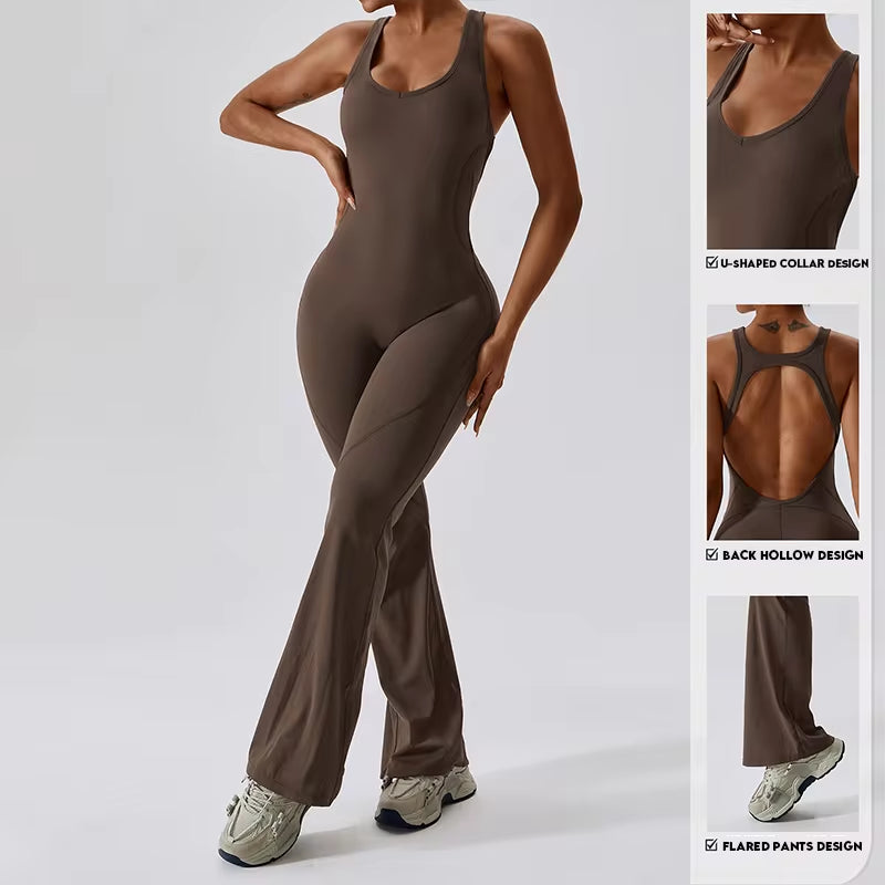 SCULPT  V JUMPSUIT