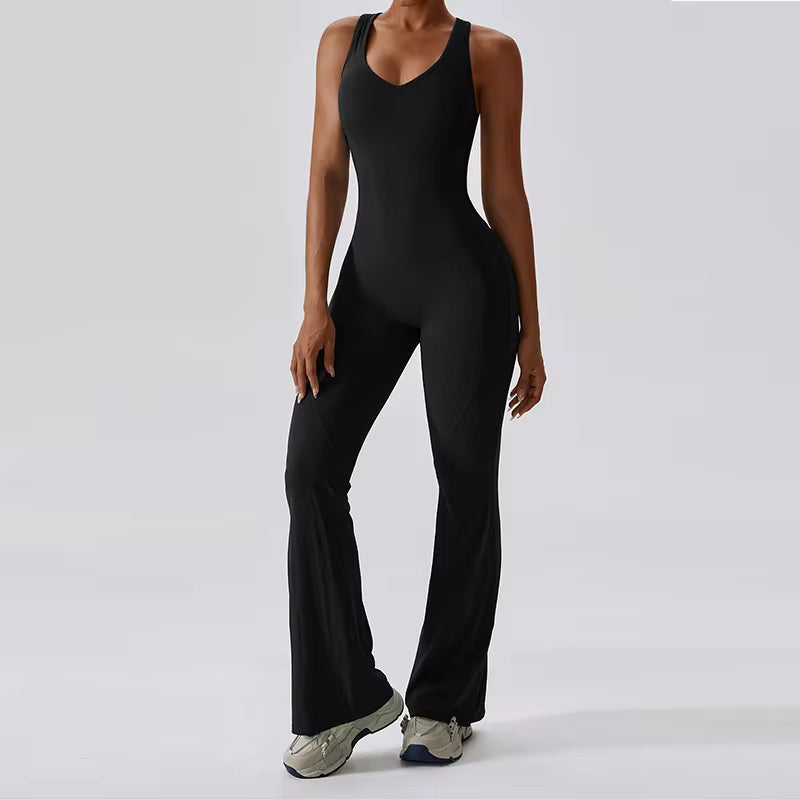 SCULPT  V JUMPSUIT