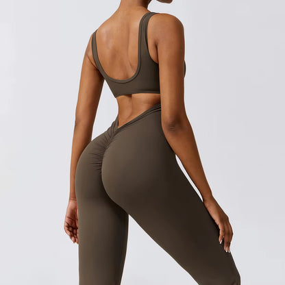 SCULPT  V JUMPSUIT